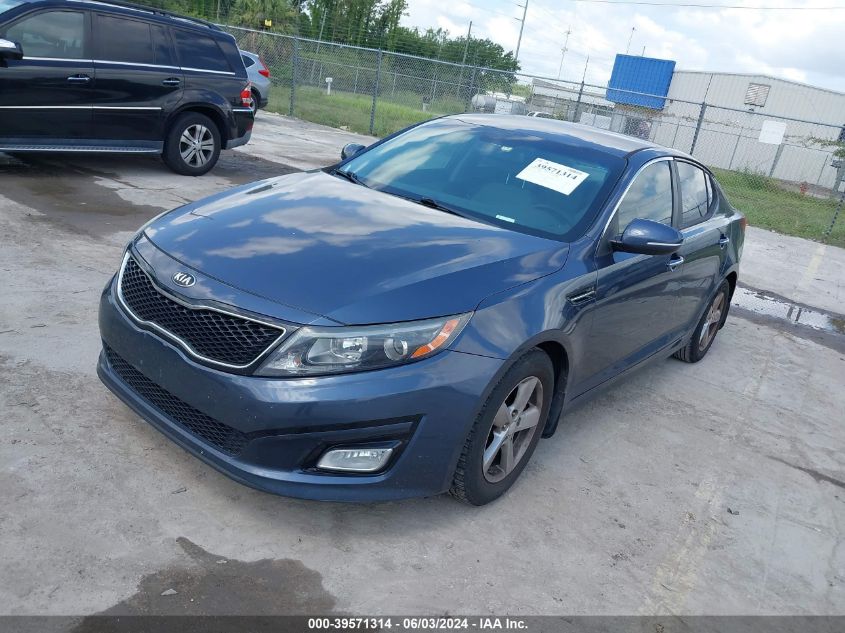 2015 Kia Optima Lx VIN: 5XXGM4A70FG362035 Lot: 39571314