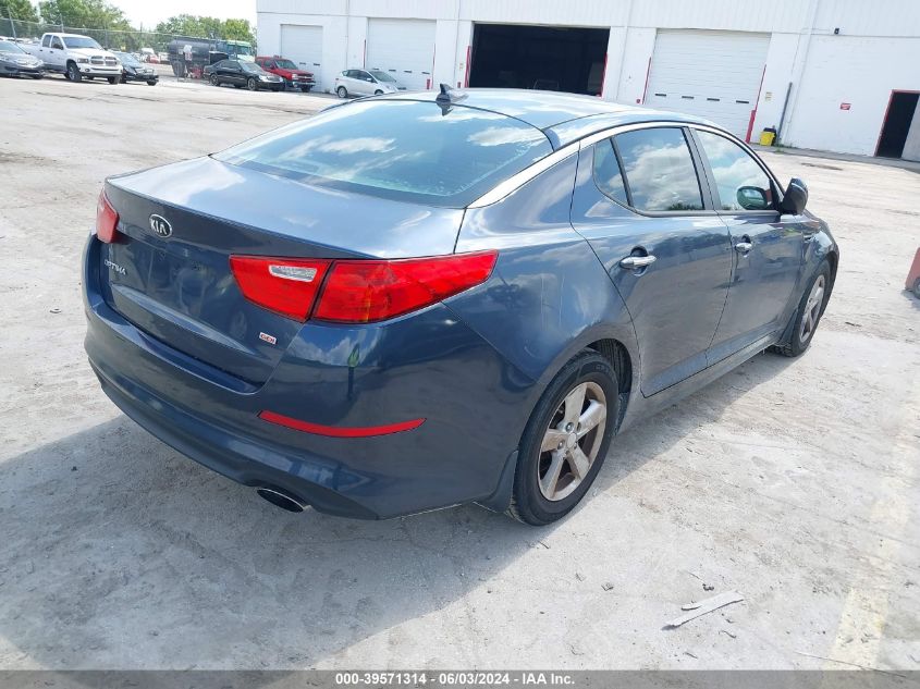 2015 Kia Optima Lx VIN: 5XXGM4A70FG362035 Lot: 39571314