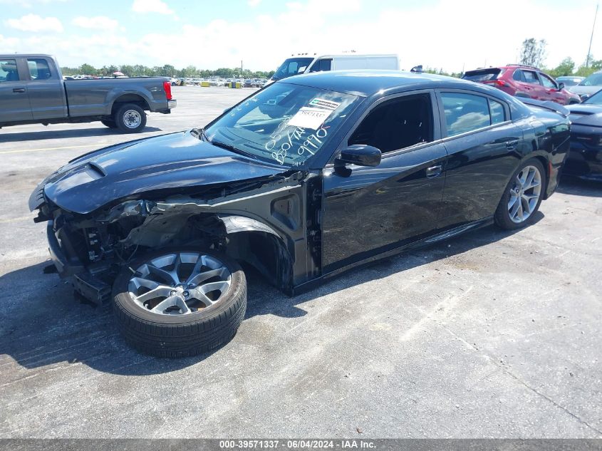 2023 Dodge Charger Gt VIN: 2C3CDXHG9PH559990 Lot: 39571337