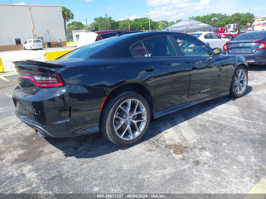 2023 Dodge Charger Gt VIN: 2C3CDXHG9PH559990 Lot: 39571337