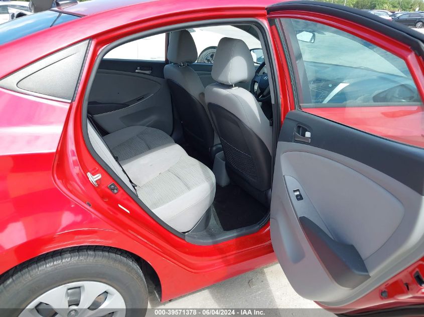 2016 Hyundai Accent Se VIN: KMHCT4AE4GU072694 Lot: 39571378