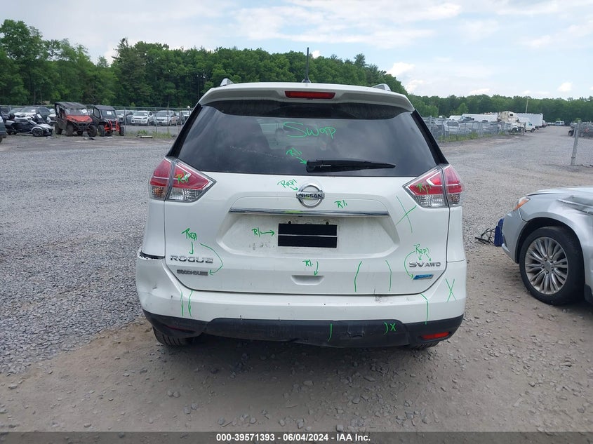2014 Nissan Rogue Sv VIN: 5N1AT2MV2EC767220 Lot: 39571393