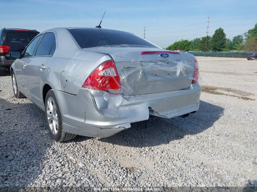 2012 Ford Fusion Se VIN: 3FAHP0HA6CR220331 Lot: 39571394