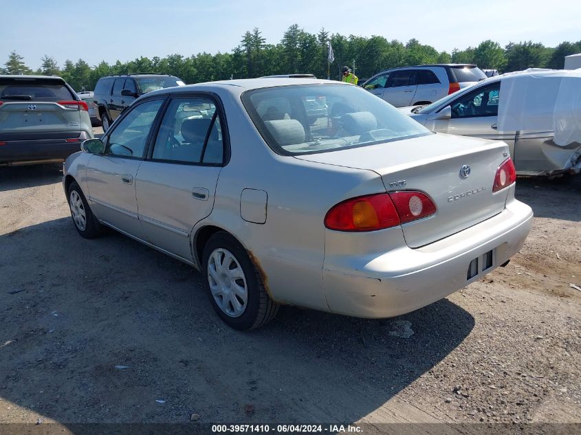 2002 Toyota Corolla Le VIN: 2T1BR12E82C543411 Lot: 39571410