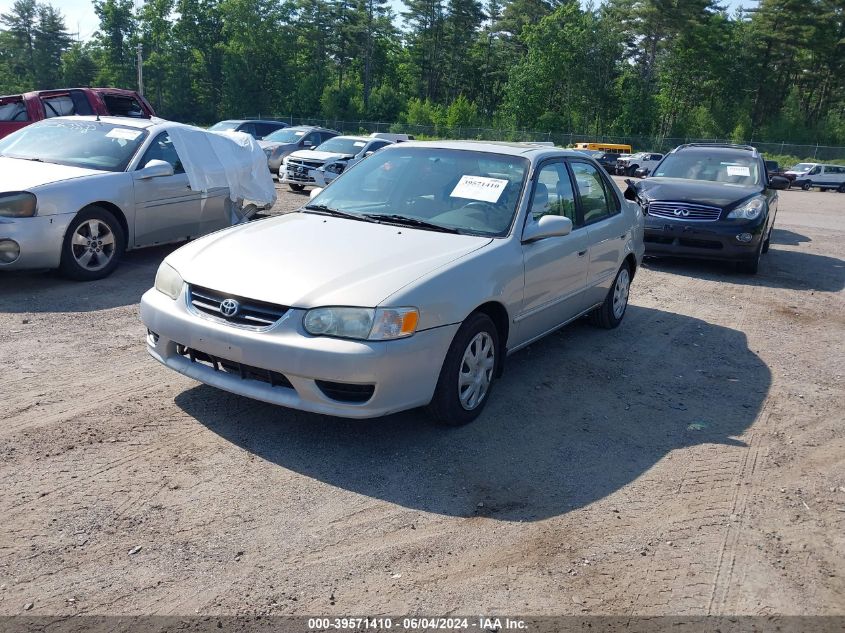 2002 Toyota Corolla Le VIN: 2T1BR12E82C543411 Lot: 39571410