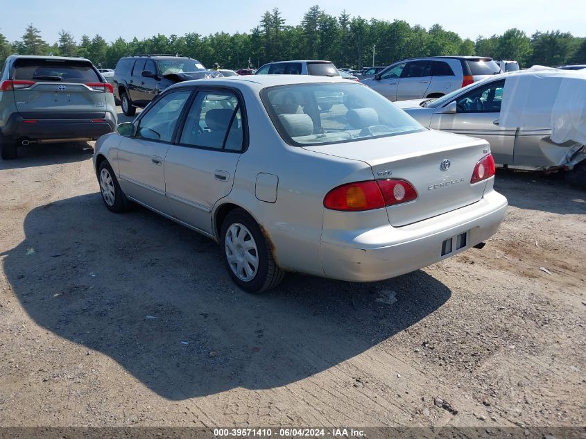 2002 Toyota Corolla Le VIN: 2T1BR12E82C543411 Lot: 39571410