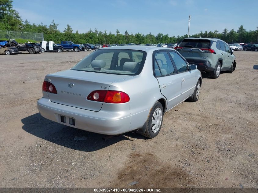 2002 Toyota Corolla Le VIN: 2T1BR12E82C543411 Lot: 39571410