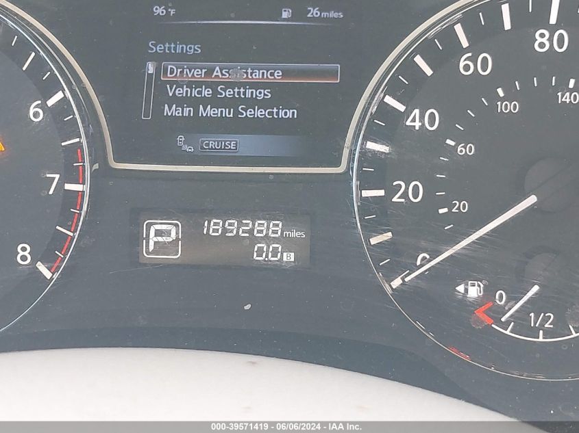 2015 Nissan Pathfinder Sl VIN: 5N1AR2MN9FC653747 Lot: 39571419