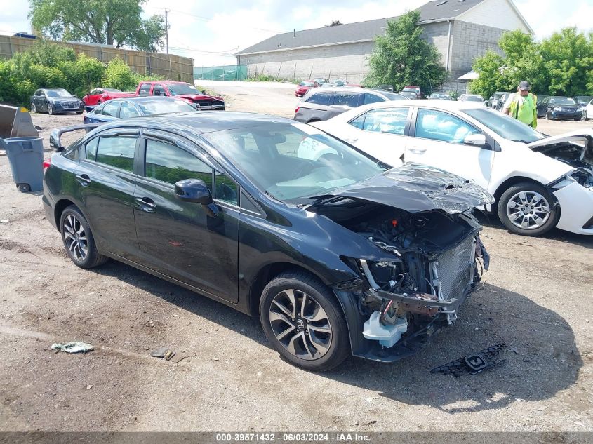 2013 Honda Civic Ex VIN: 19XFB2F84DE093017 Lot: 39571432