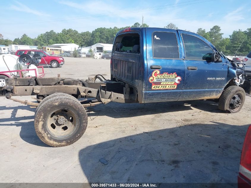 2004 Dodge Ram 3500 Slt/Laramie VIN: 3D7MU48C04G204199 Lot: 39571433
