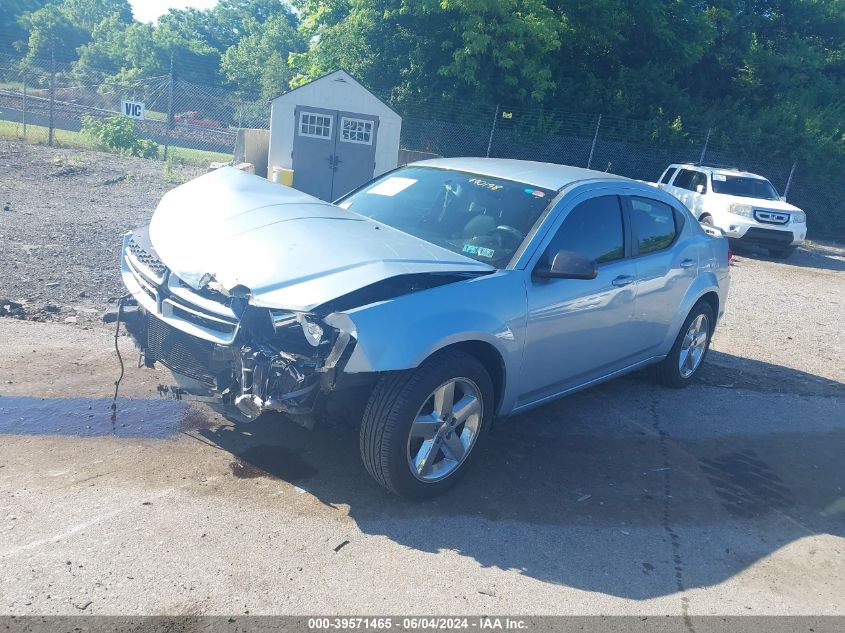 2013 Dodge Avenger Se V6 VIN: 1C3CDZAG6DN770198 Lot: 39571465