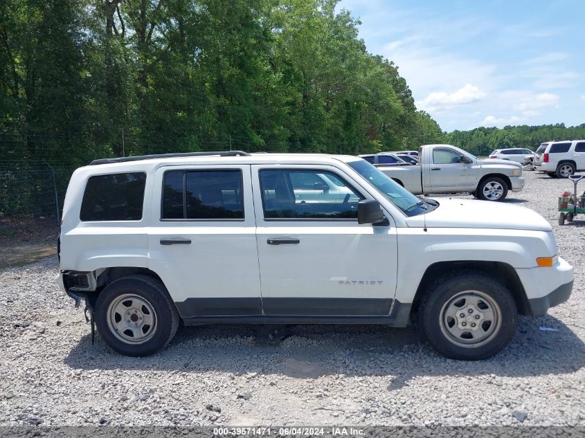 2014 Jeep Patriot Sport VIN: 1C4NJPBB2ED691767 Lot: 39571471