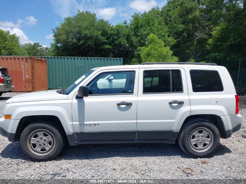 2014 Jeep Patriot Sport VIN: 1C4NJPBB2ED691767 Lot: 39571471