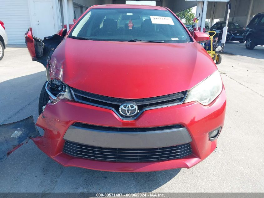 2015 Toyota Corolla Le Plus VIN: 2T1BURHE2FC366249 Lot: 39571487