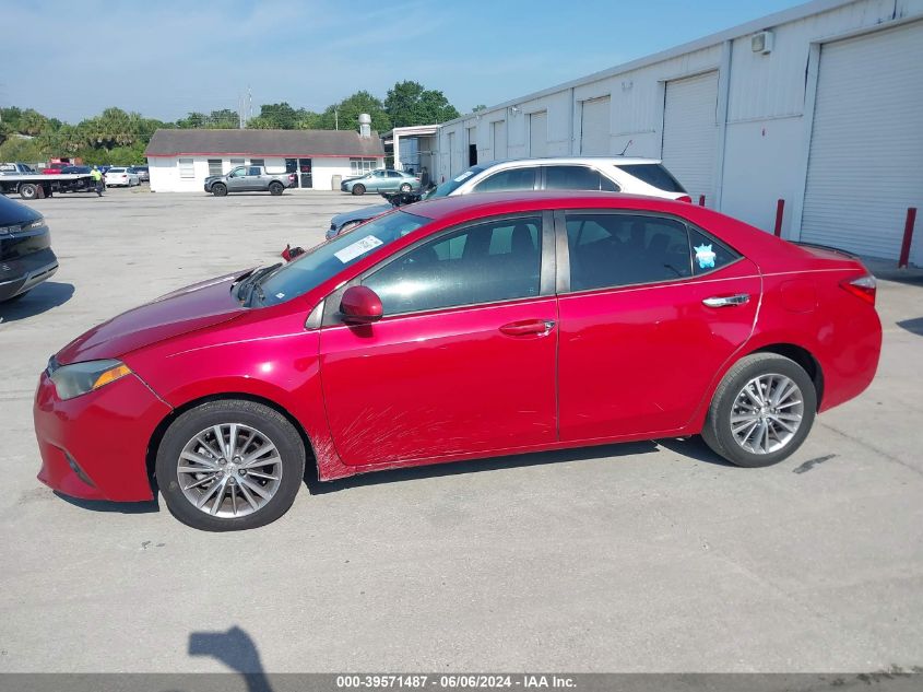 2015 Toyota Corolla Le Plus VIN: 2T1BURHE2FC366249 Lot: 39571487