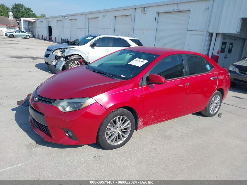 2015 Toyota Corolla Le Plus VIN: 2T1BURHE2FC366249 Lot: 39571487