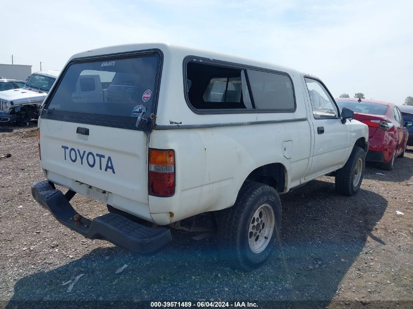 1993 Toyota Pickup 1/2 Ton Short Wheelbase VIN: JT4RN81A7P5164759 Lot: 39571489