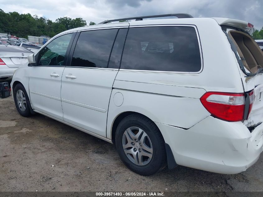 2007 Honda Odyssey Ex-L VIN: 5FNRL38637B424745 Lot: 39571493
