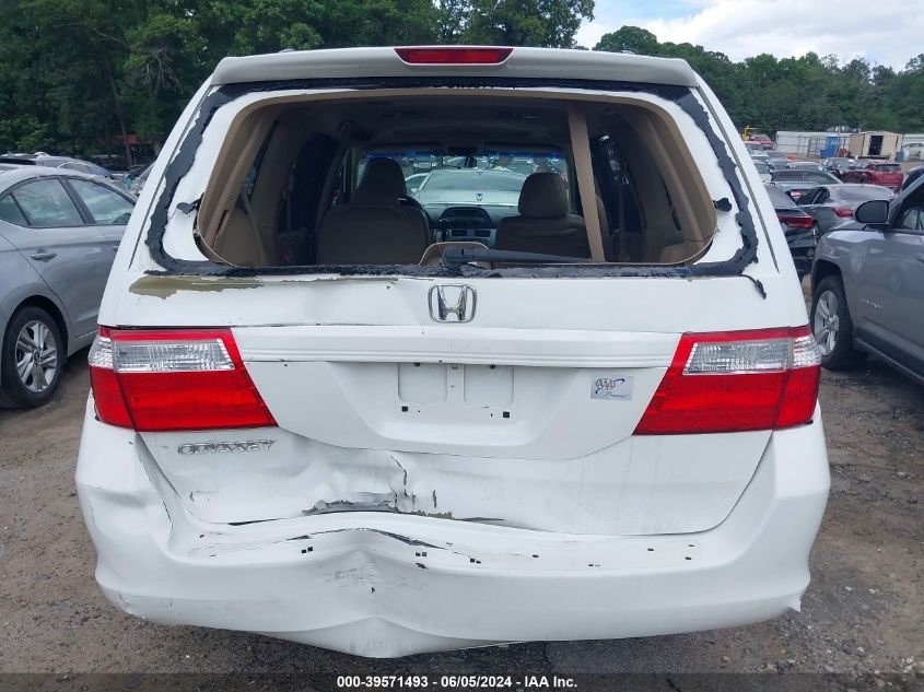 2007 Honda Odyssey Ex-L VIN: 5FNRL38637B424745 Lot: 39571493