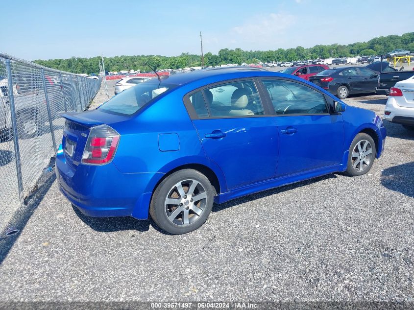 2011 Nissan Sentra 2.0Sr VIN: 3N1AB6AP7BL703357 Lot: 39571497