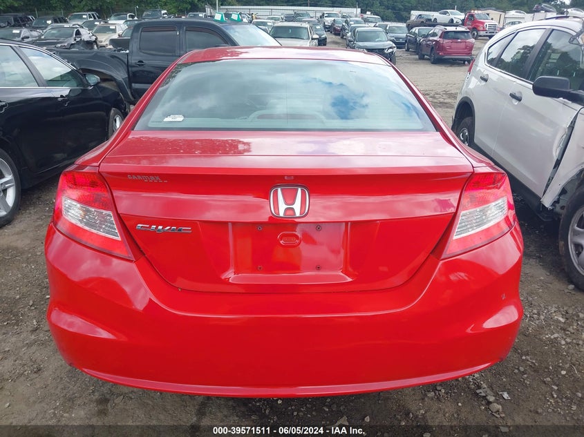 2012 Honda Civic Lx VIN: 2HGFG3B50CH557721 Lot: 39571511