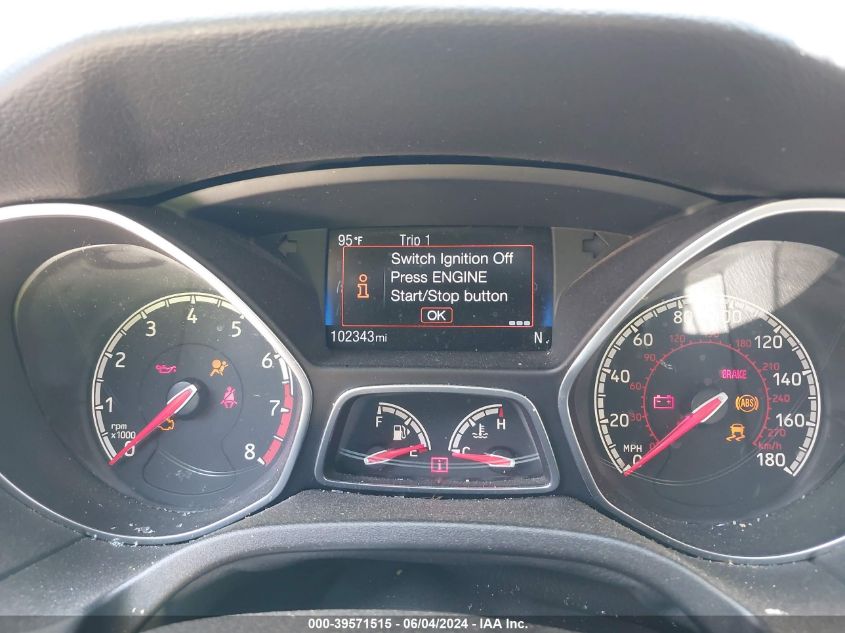 2016 Ford Focus St VIN: 1FADP3L98GL242526 Lot: 39571515