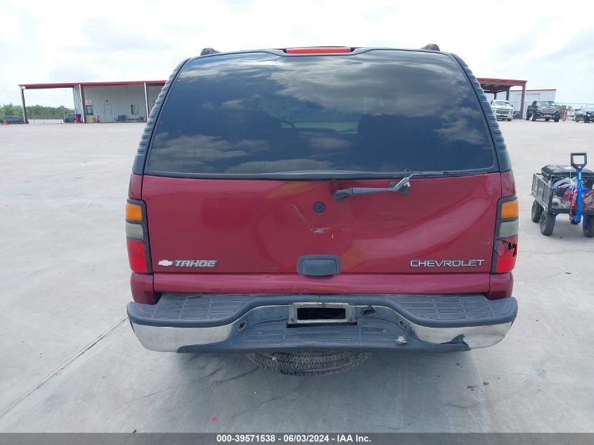 2005 Chevrolet Tahoe Ls VIN: 1GNEC13T45J191083 Lot: 39571538