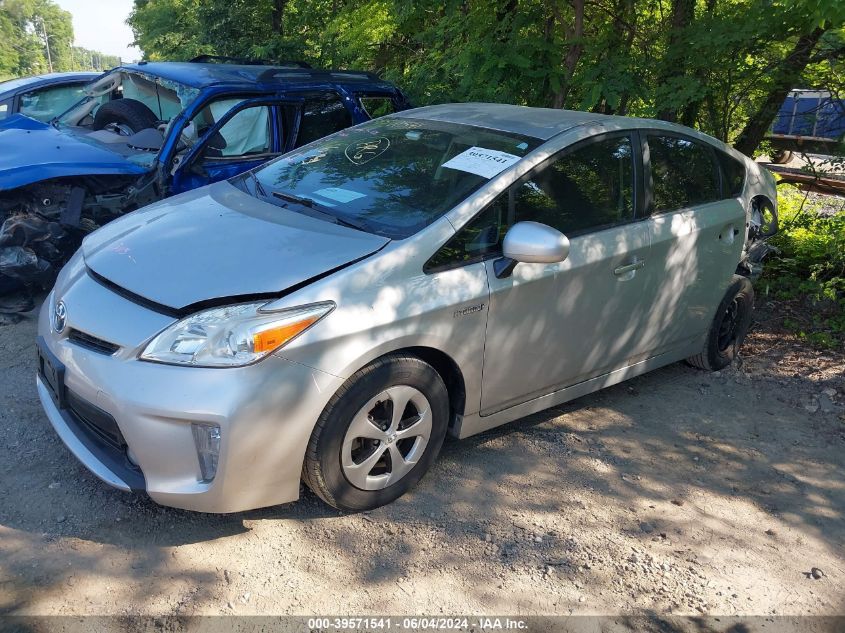 2015 Toyota Prius Two VIN: JTDKN3DU6F1892511 Lot: 39571541