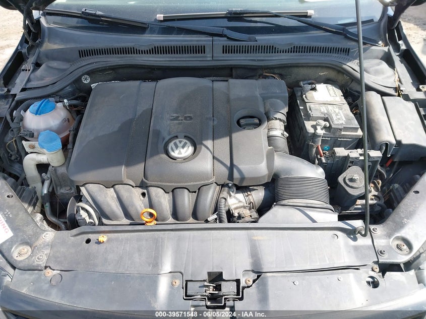 2011 Volkswagen Jetta 2.5L Se VIN: 3VWDZ7AJ2BM354784 Lot: 39571548