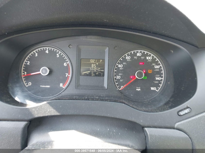 2011 Volkswagen Jetta 2.5L Se VIN: 3VWDZ7AJ2BM354784 Lot: 39571548