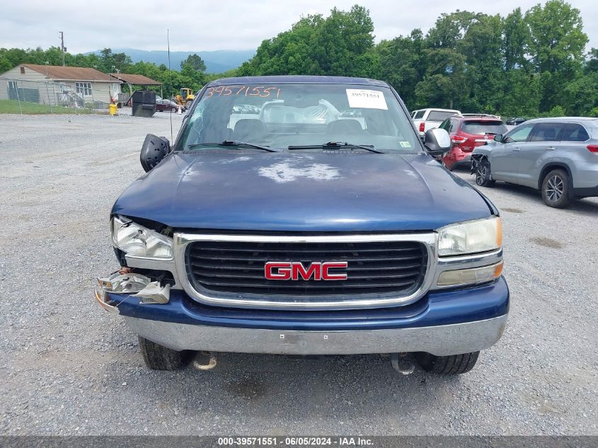 2001 GMC Sierra 1500 Sle VIN: 1GTEK19T21E142714 Lot: 39571551