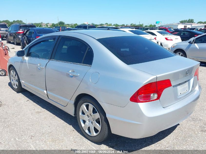 2007 Honda Civic Lx VIN: 1HGFA16557L009349 Lot: 39571569