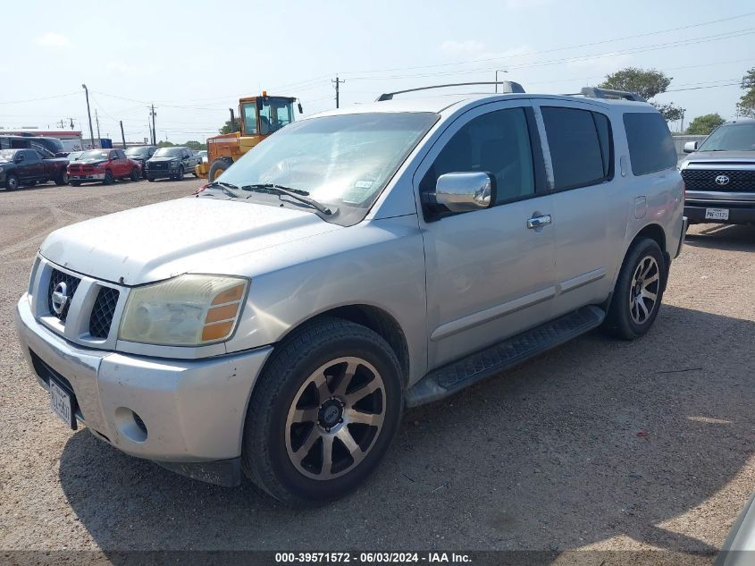 2004 Nissan Pathfinder Armada Se VIN: 5N1AA08A34N744324 Lot: 39571572