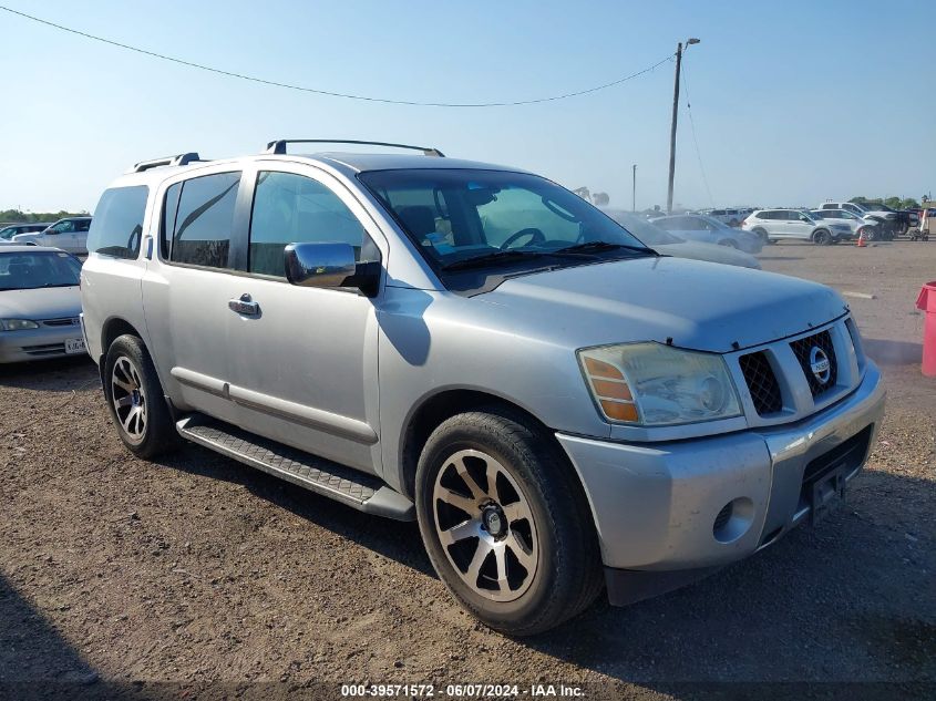 2004 Nissan Pathfinder Armada Se VIN: 5N1AA08A34N744324 Lot: 39571572