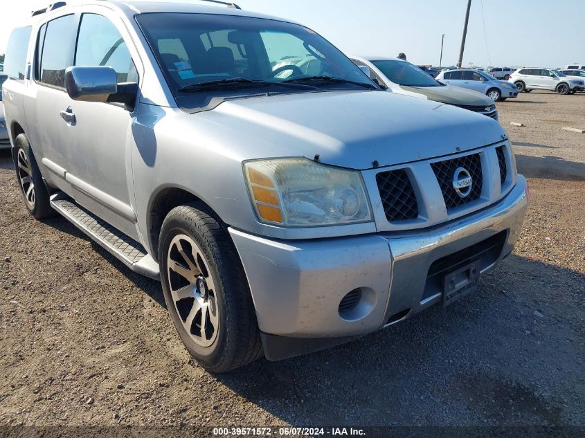 2004 Nissan Pathfinder Armada Se VIN: 5N1AA08A34N744324 Lot: 39571572