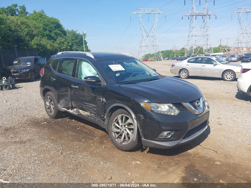 2015 Nissan Rogue Sl VIN: 5N1AT2MV1FC783863 Lot: 39571577