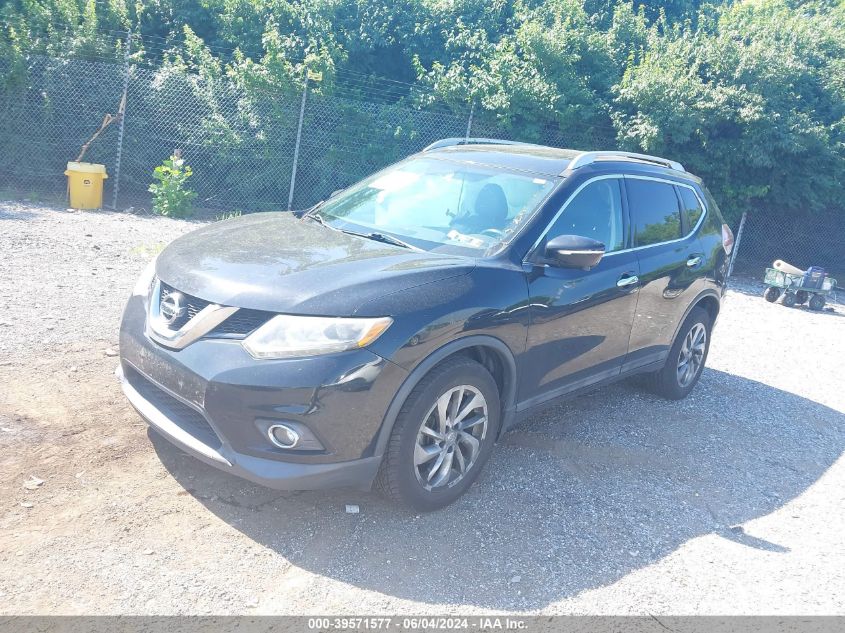 2015 Nissan Rogue Sl VIN: 5N1AT2MV1FC783863 Lot: 39571577