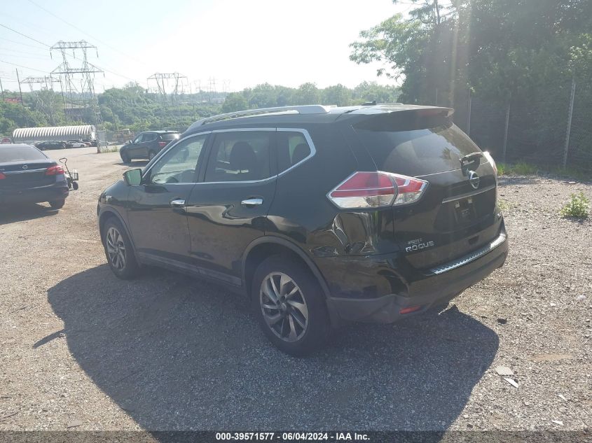 2015 Nissan Rogue Sl VIN: 5N1AT2MV1FC783863 Lot: 39571577