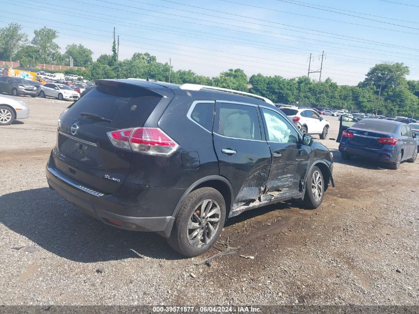 2015 Nissan Rogue Sl VIN: 5N1AT2MV1FC783863 Lot: 39571577