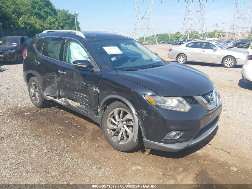 2015 Nissan Rogue Sl VIN: 5N1AT2MV1FC783863 Lot: 39571577