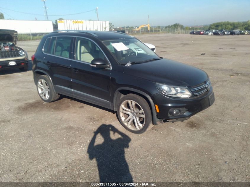 WVGBV7AX9DW546941 2013 Volkswagen Tiguan Sel