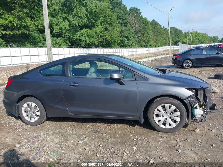 2012 Honda Civic Lx VIN: 2HGFG3B52CH543481 Lot: 39571587