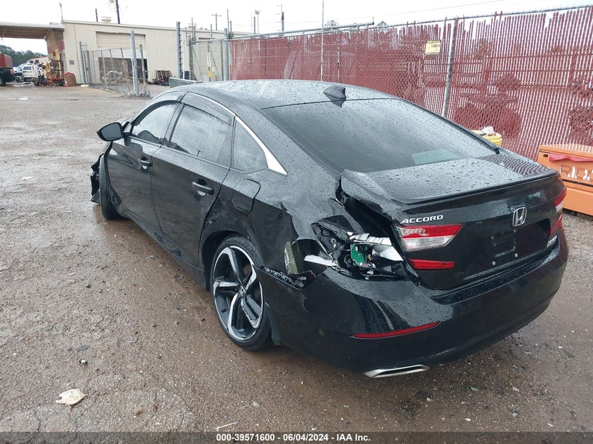 2022 HONDA ACCORD 1.5L I4   N(VIN: 1HGCV1F49NA000063
