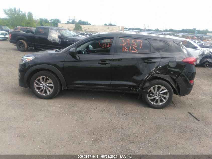 2018 Hyundai Tucson Sel VIN: KM8J3CA49JU674975 Lot: 39571615
