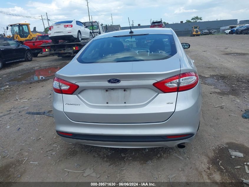 2016 Ford Fusion Se VIN: 1FA6P0H72G5124510 Lot: 39571630