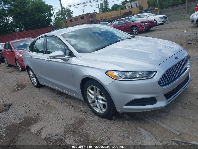 2016 Ford Fusion Se VIN: 1FA6P0H72G5124510 Lot: 39571630