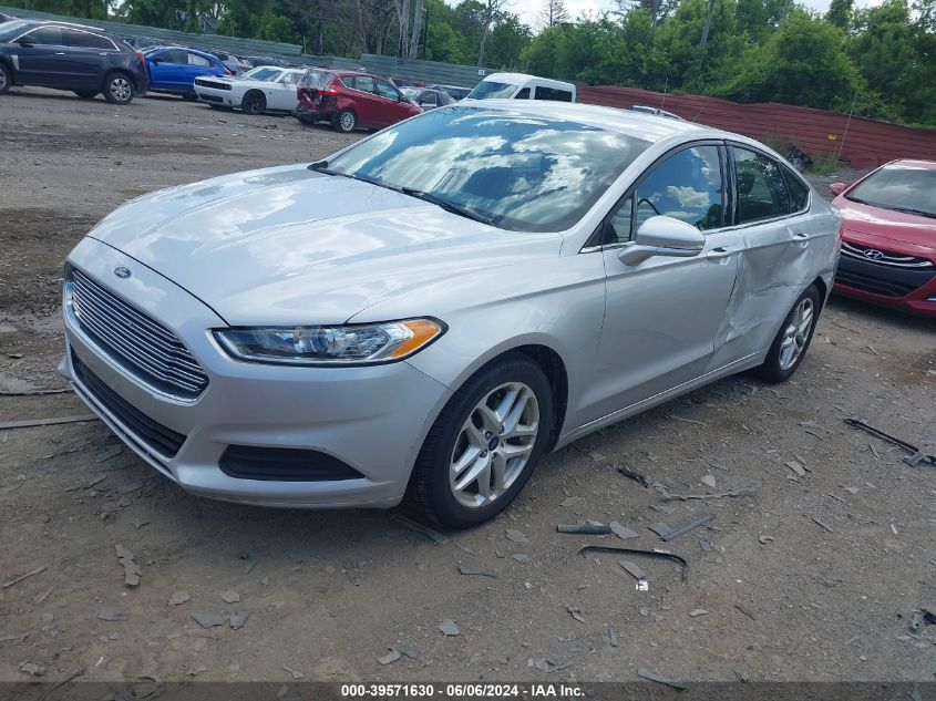 2016 Ford Fusion Se VIN: 1FA6P0H72G5124510 Lot: 39571630