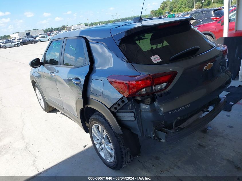 2021 Chevrolet Trailblazer Fwd Ls VIN: KL79MMS29MB049397 Lot: 39571646