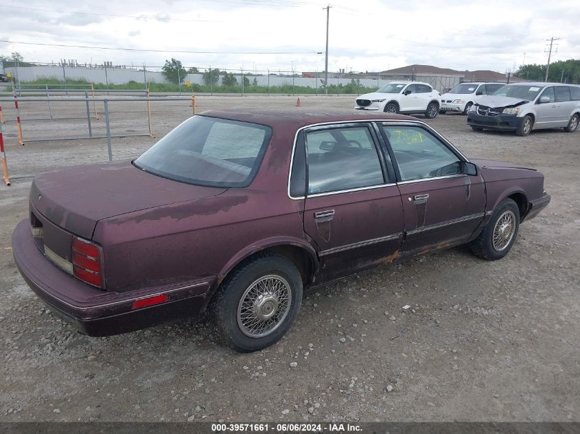 1993 Oldsmobile Cutlass Ciera S VIN: 1G3AG55N3P6428217 Lot: 39571661