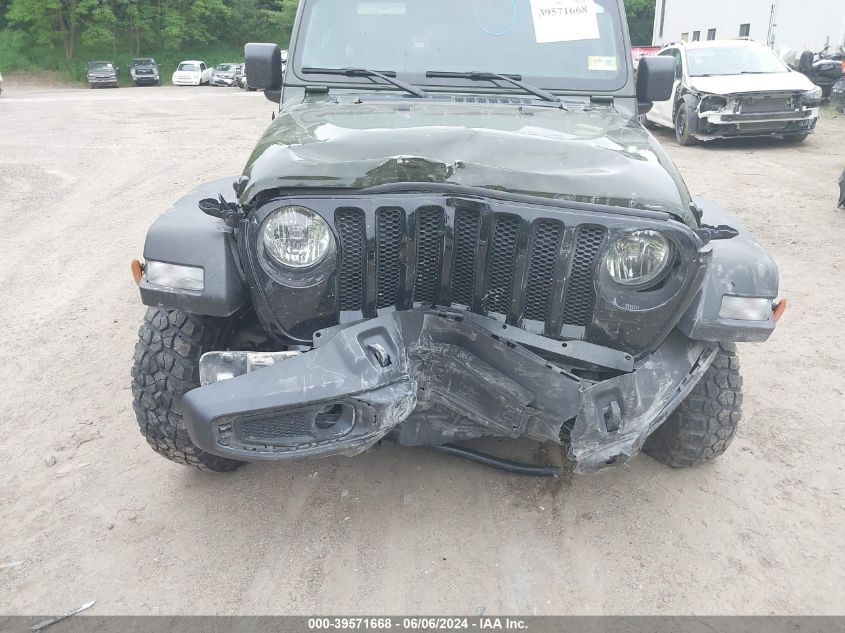 2022 Jeep Wrangler Unlimited Willys Sport 4X4 VIN: 1C4HJXDG1NW277860 Lot: 39571668
